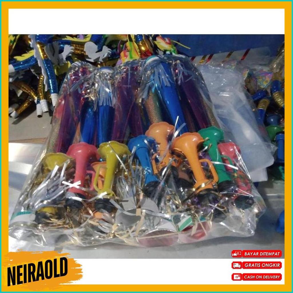 Diskon Up To 70% Terompet Tahun Baru Isi Grosir 10 Pcs Terompet Ulang Tahun