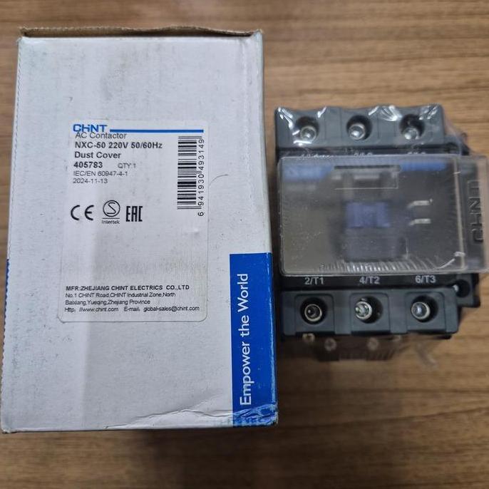 Kontaktor Chint NXC-50 220V 80A Original