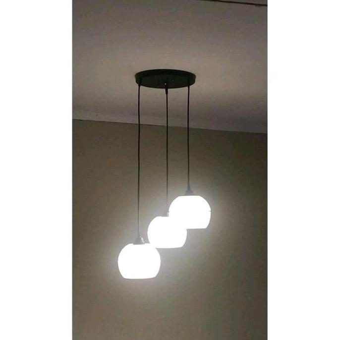 Lampu Hias Gantung PVC Minimalis Tahan Lama Mudah Dibersihkan Cocok Untuk Ruang Tamu Dan Makan Desai