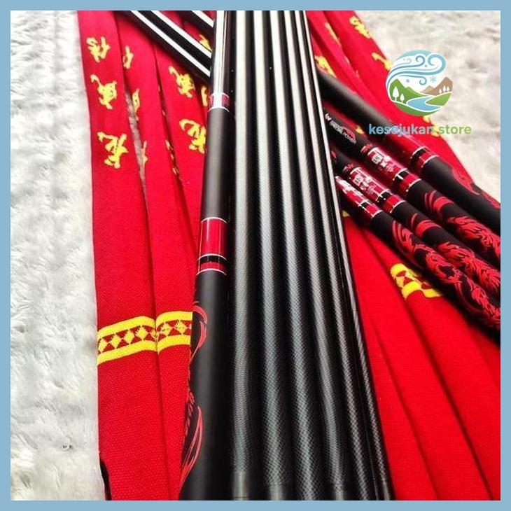 (PANCING) JORAN TEGEK PANCING IKAN JUXING TANPA CINCIN 360-720 KARBON SIAP KIRIM