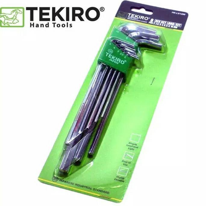 KUNCI L SET PANJANG TEKIRO 8 PCS KUNCI SET L PANJANG