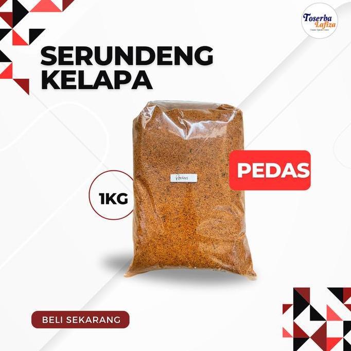 Serundeng Kelapa PEDAS - Serundeng Kemasan 1kg WAR