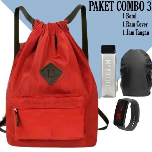 Terbaru Ransel Wanita Serut/Tas Ransel Serut Wanita Totebag Serut Tas Olahraga Tas Serut  Cewek Cowo