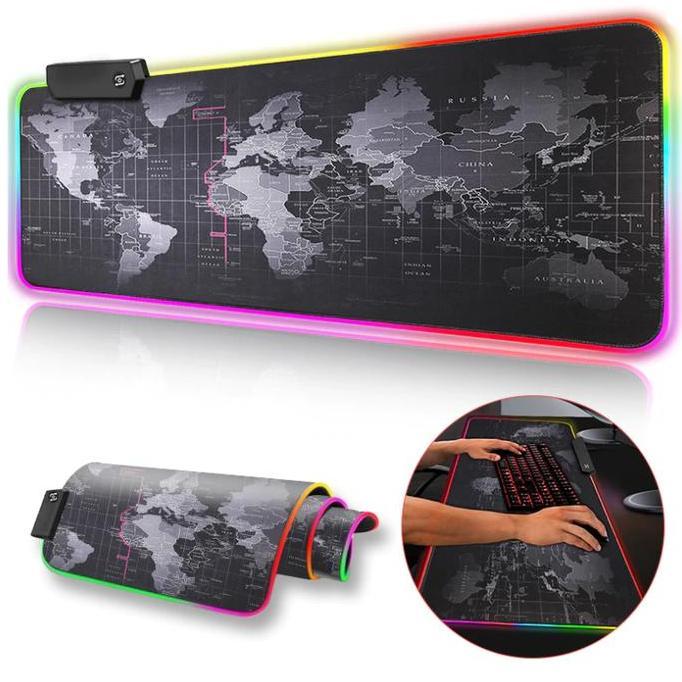 Mouse Pad Led Rgb Gaming Mouse Pad Rgb Backlit Mouse Pad 70 X 30 Cm Premium