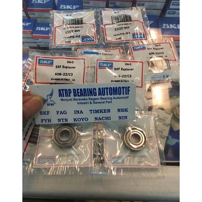 Promo BALL BEARING 608 2Z/C3 608 ZZ C3 SKF ORIGINAL Diskon