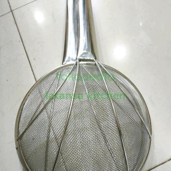 saringan minyak stainless/saringan jumbo/serokan besar 32