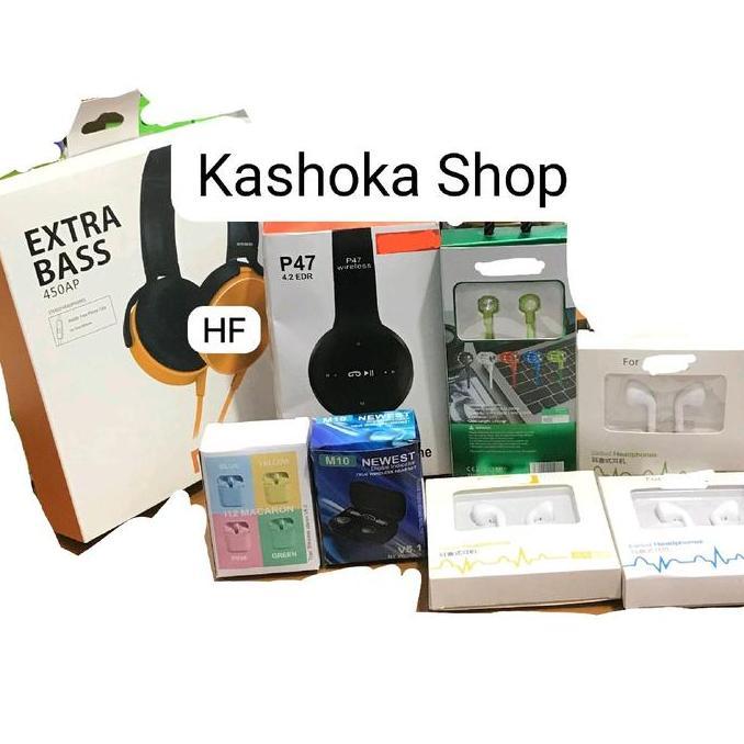 Paket Usaha Hf Kabel, Bando, Bluetooth, Superbass Cocok Untuk Konter Hp Tws Earphones Headphones Hea