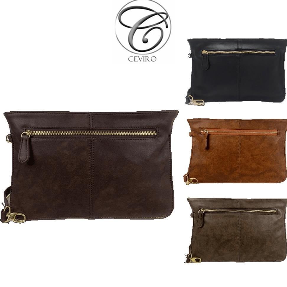promo ceviro dompet kulit pria dan wanita ceviro ueno clutch paling terbaru original