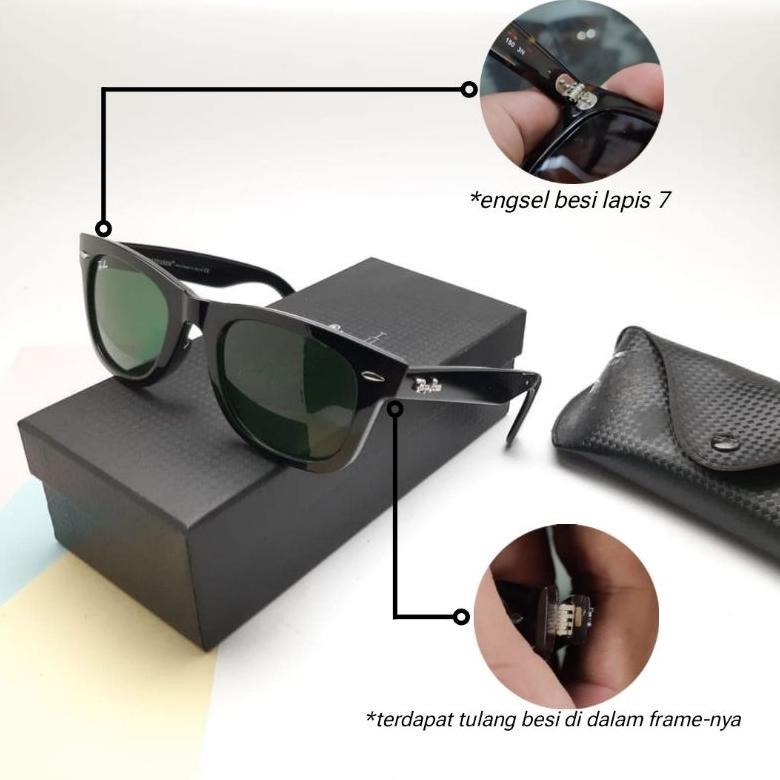 Ready KACAMATA WAYFARER GRADER PREMIUM SUPER 50MM TERBARU ANTI UV420