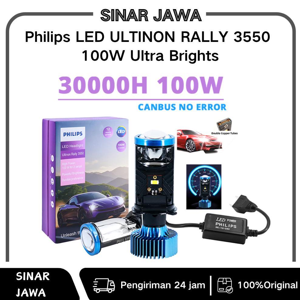 LED Philips Ultinon Rally 100 Watt Lampu Mobil Philips LED ULTINON RALLY 3550 100W Ultra Brights