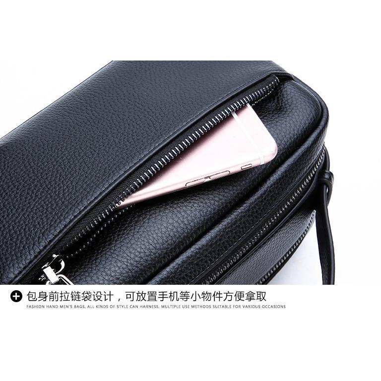 NEW Dompet Pria Kulit Tas Tangan Clutch Mewah Handbag Import Ori Dompet Cowok Besar Kekinian Dompet 