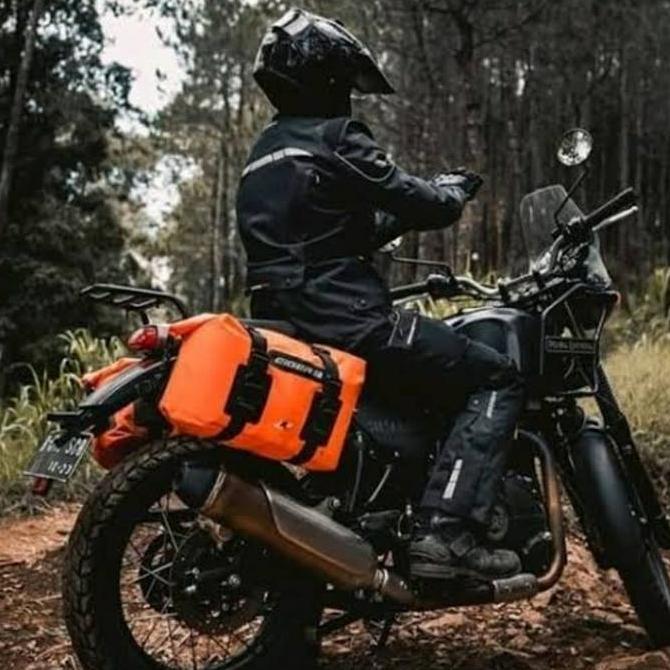 TERUPDATE EIGER WP RIDING SIDE BAG PVC VAUXHAL 1.2 WP SIDE BAG TAS TOURING ADVENTURE MOTOR KODE 503