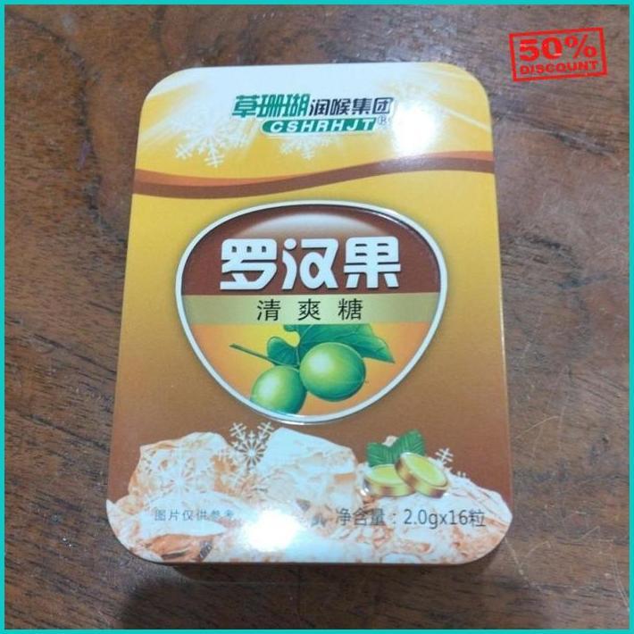 Permen Luo Han Guo Peipa Hanpian / Luohanguo / Lohankuo Lo Han Kuo Bermutu