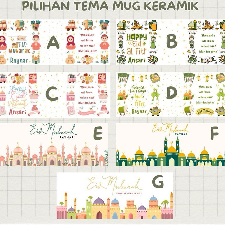 hot product ready hampers lebaran mug gelas custom packaging tas / hampers idul fitri / parcel lebar