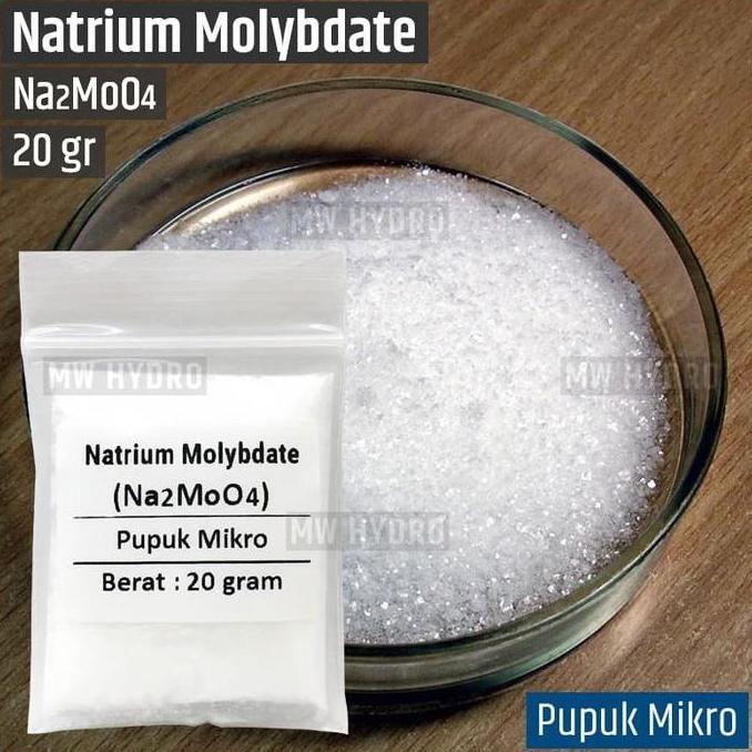 NATRIUM MOLYBDATE / SODIUM MOLYBDATE - 20 GR - PUPUK MIKRO HIDROPONIK