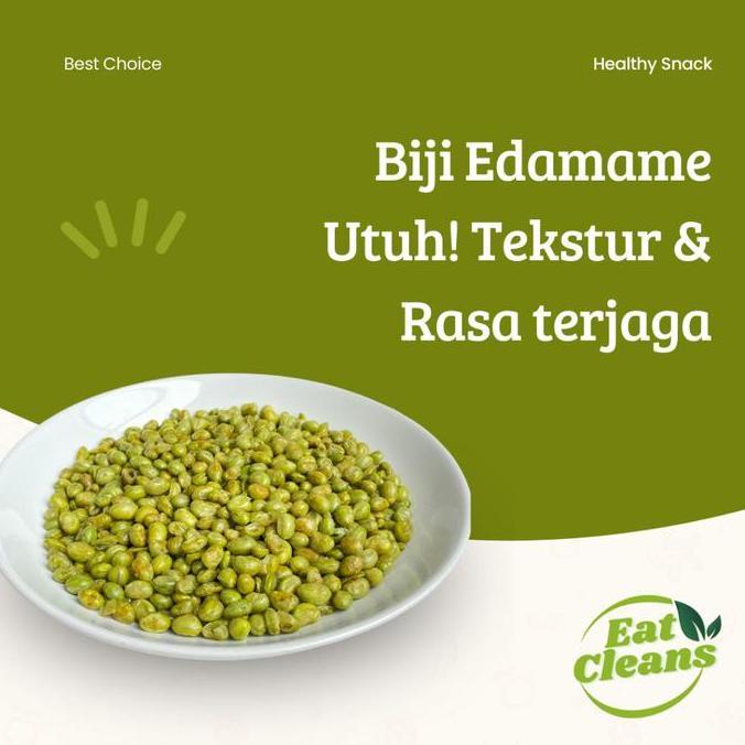Eat Cleans Edamame Krispi Camilan Edamame Makanan Diet Sehat  Snack Rendah Kalori Tanpa Bahan Pengaw