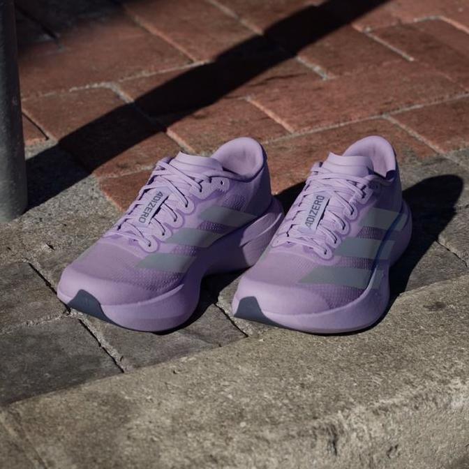 Sepatu Lari Wanita Adidas Wmns Adizero Evo Sl Powder Plum Original Js4447