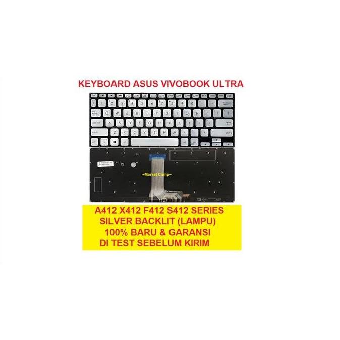 Keyboard Asus VivoBook 14 F412DA F412DK F412U F412UA F412F F412FA S412