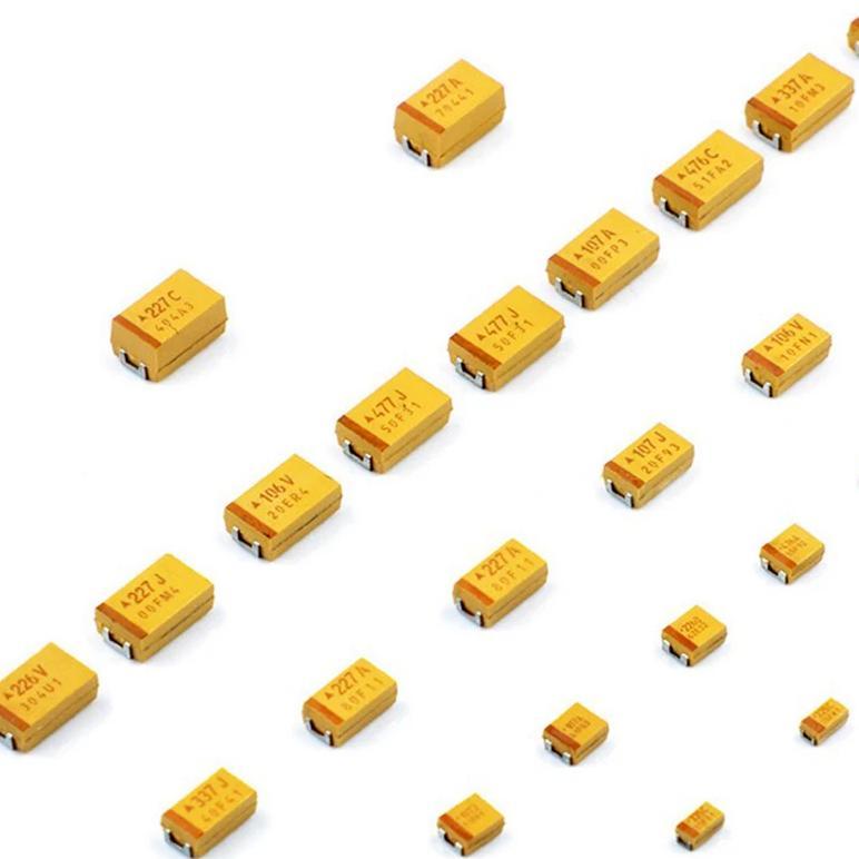10PCS B SMD Case Tantalum Capacitor 6.3v 10v 16v 25v 35v 50v 476J 107J 227J 476A 107A 475C 106C 226C