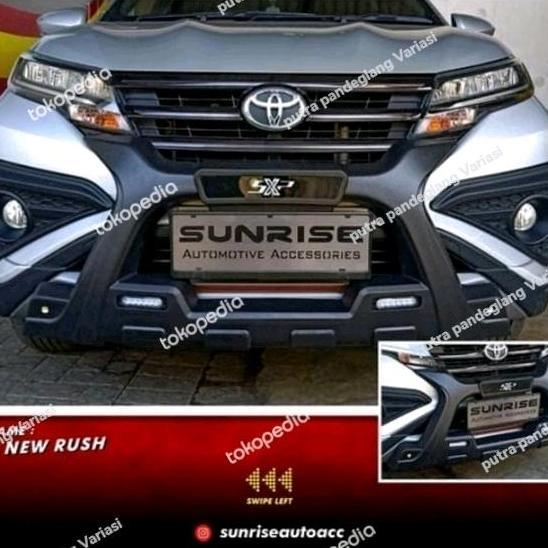 Rhino Tanduk Depan Mobil All New Rush & All New Terios Model X Luxury Komplit Car Aksesori Asli Sunr