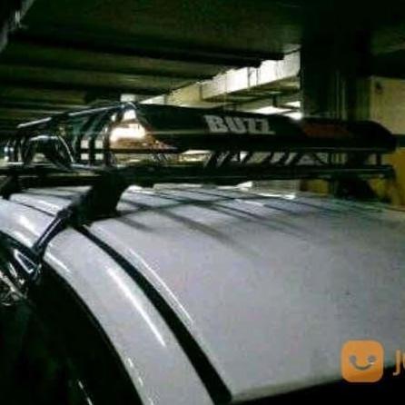 Roofrack Atas Bagasi Mobil Avanza / Xenia 2004 - 2025 Merek Buzz Rack Plus Cross Bar Jepit Body Best