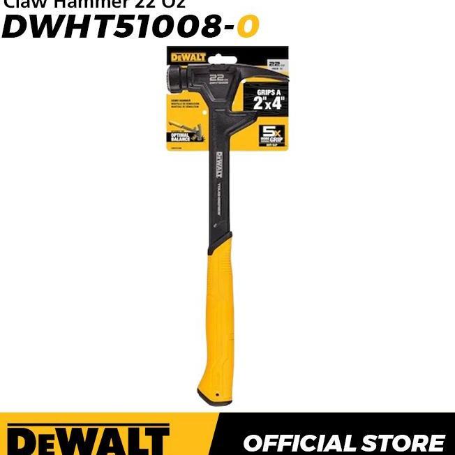 Dewalt Claw Hammer Palu Kambing 22 Oz Dwht5100