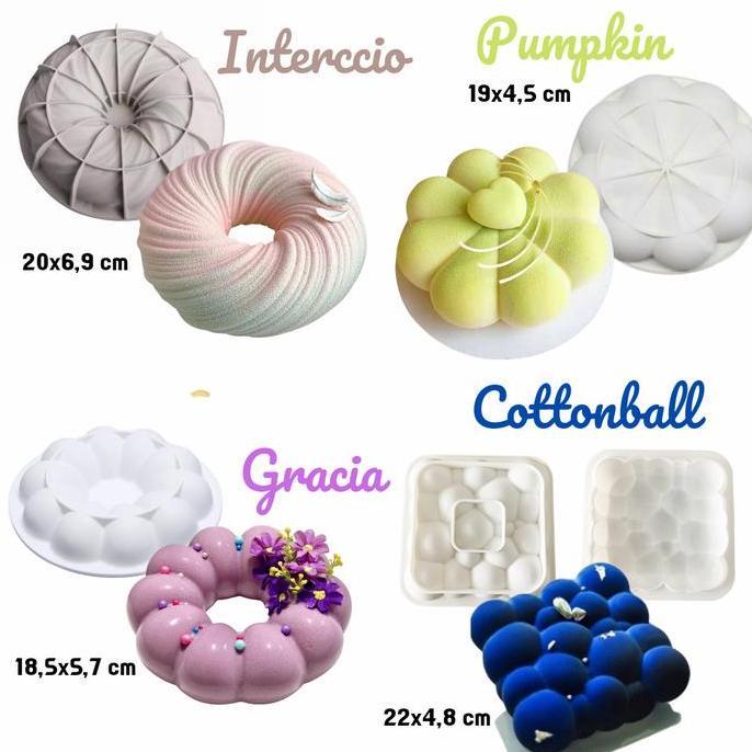 Cetakan Silikon Entremet Silikon Puding Cetakan Puding Silikon Kue