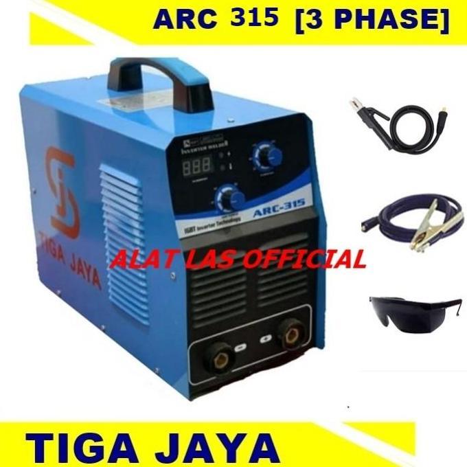 ZZASSHOOPPS78 - MESIN LAS TIGA JAYA ARC 315 3 PHASE TRAFO LAS LISTRIK SANJIA MMA 315A