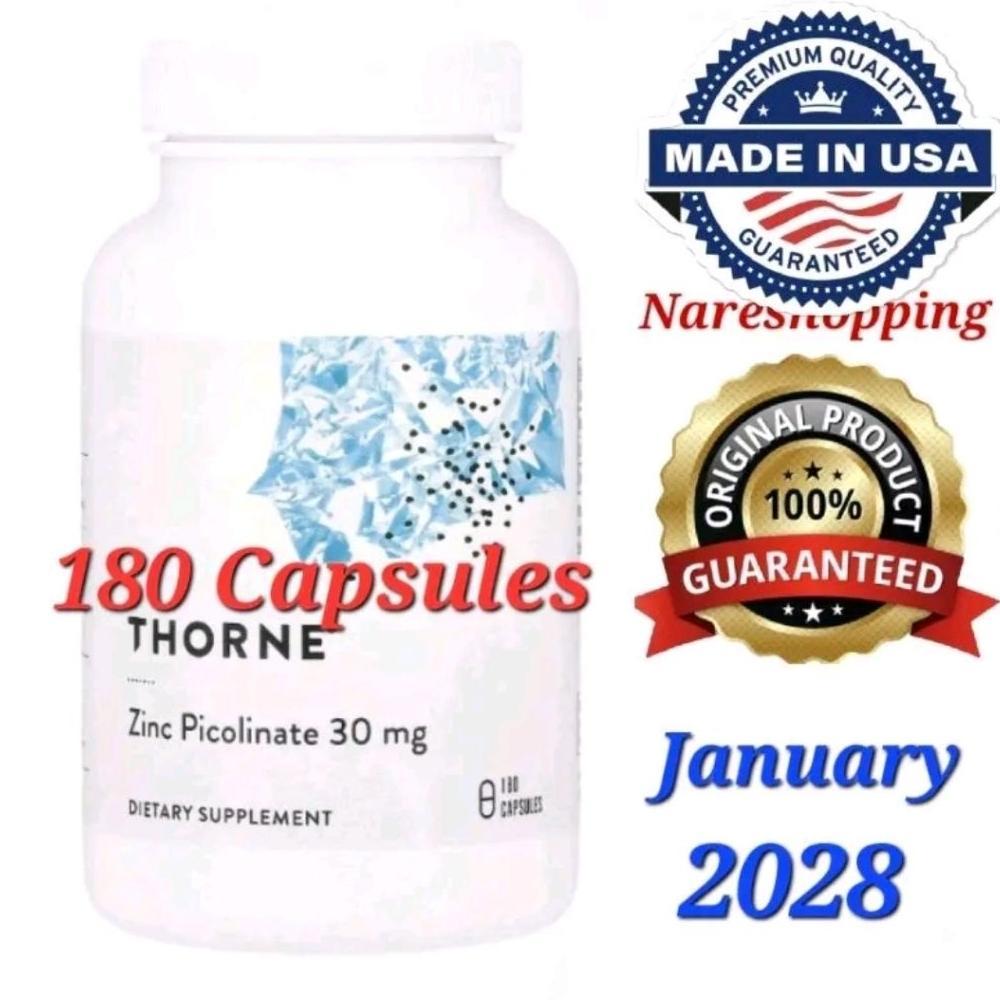 Thor Research Zinc Picolinate 30 Mg 60 180 Capsules - 30Mg Original