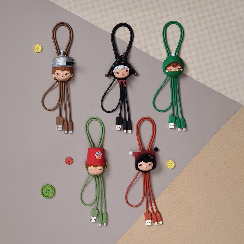 Pop Mart Hirono Echo Series - 2 In 1 Cable Blind Box Charging Cable