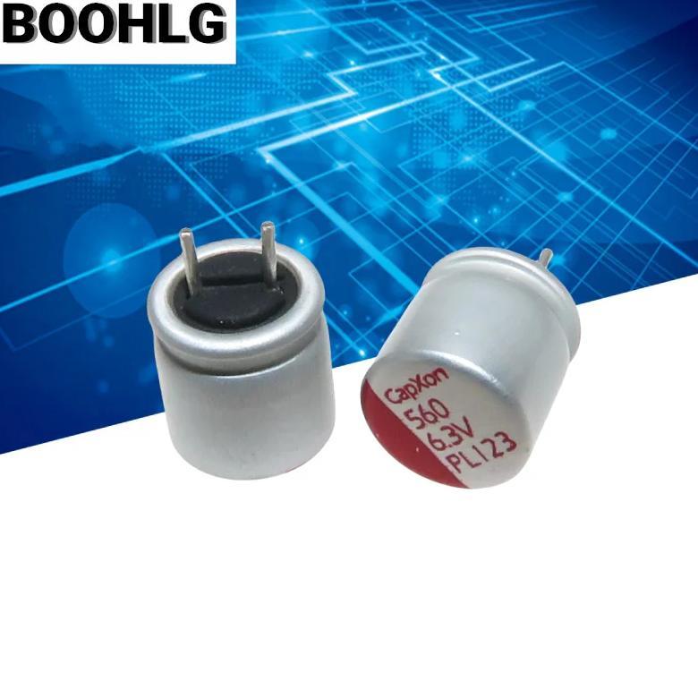 10PCS 6.3V 560UF solid capacitor 560UF 6.3V 8X8