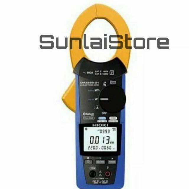 TERBARU - Ac Clamp Power Meter Hioki CM3286-50 CM 3286-50 True Rms Bluetooth