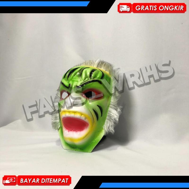 Topeng Hanoman Hijau Spons Topeng Hulk Topeng Anoman Topeng Anak Harga Promo