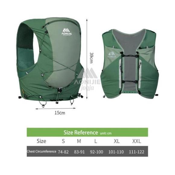 AONIJIE Hydration Backpack Vest 12L Trail Marathon Running - Aonijie MB-12