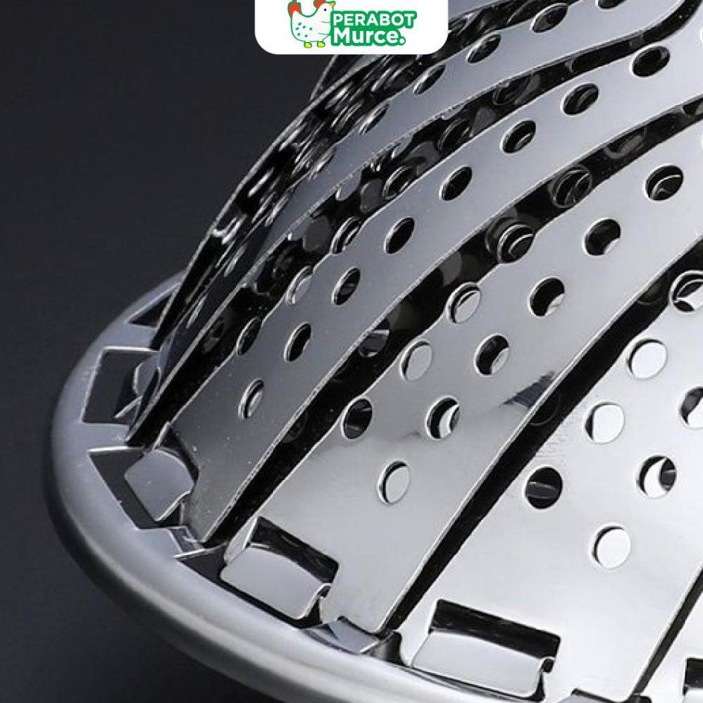 Bisa Cod Kukusan Serbaguna Alat Kukus Stainless Steel Pengukus Model Teratai Alat Kukus Bentuk Bunga