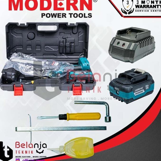 Modern Mini Chainsaw Baterai M-58 Alat Potong Dahan 20V Prunner Mini