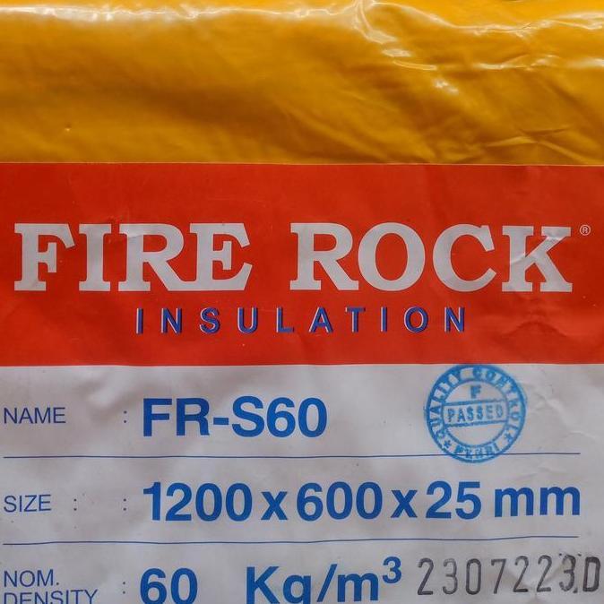 Rockwool Firerock Lembaran 120X60X2.5 Cm