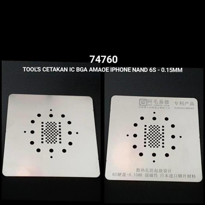 Cetakan IC BGA Amaoe Iphone Nand 6S - 0.15MM