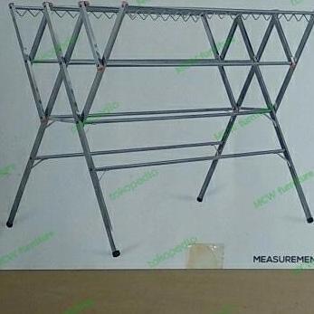 ORIGINAL JEMURAN STAINLESS/JEMURAN BESAR/JEMURAN PAKAIAN/JEMURAN BAJU/RAK JEMUR READY STOCK