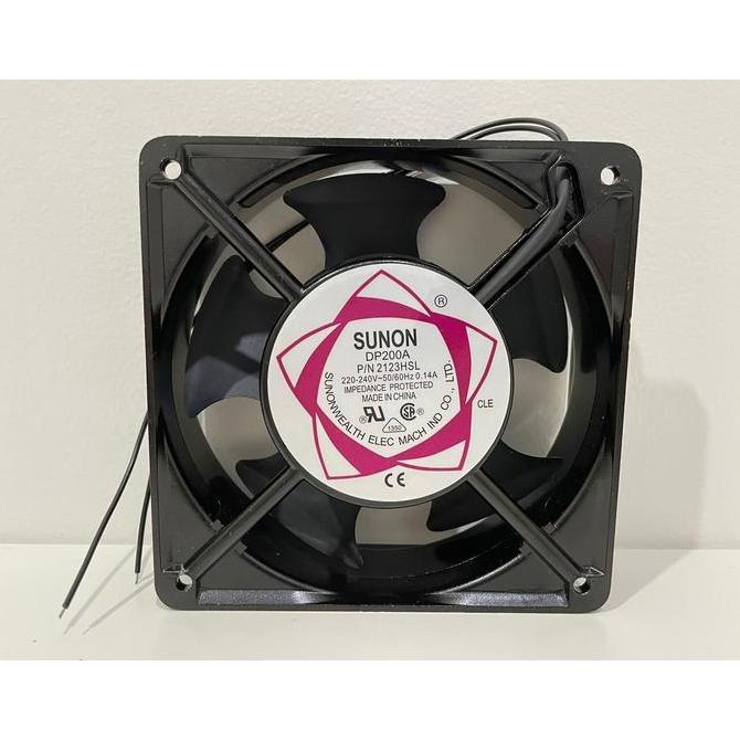 Kipas AC 220V 12x12 cm / Fan AC 220 Volt 12 cm tebal 3.8 cm Fan AC 220V