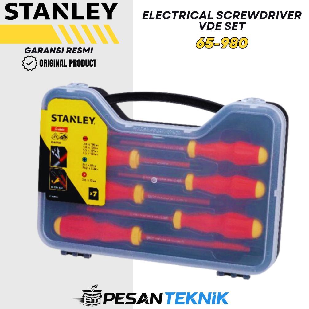 Stanley Electrical Screwdriver VDE Set Obeng Listrik VDE 7Pcs 65-980
