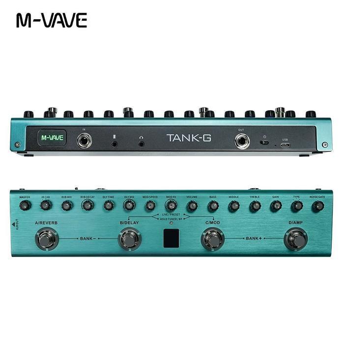 M-Vave Tank G Portable Efek Gitar Mvave Tank G Multi Effect Processsor Original Original Dan Terperc