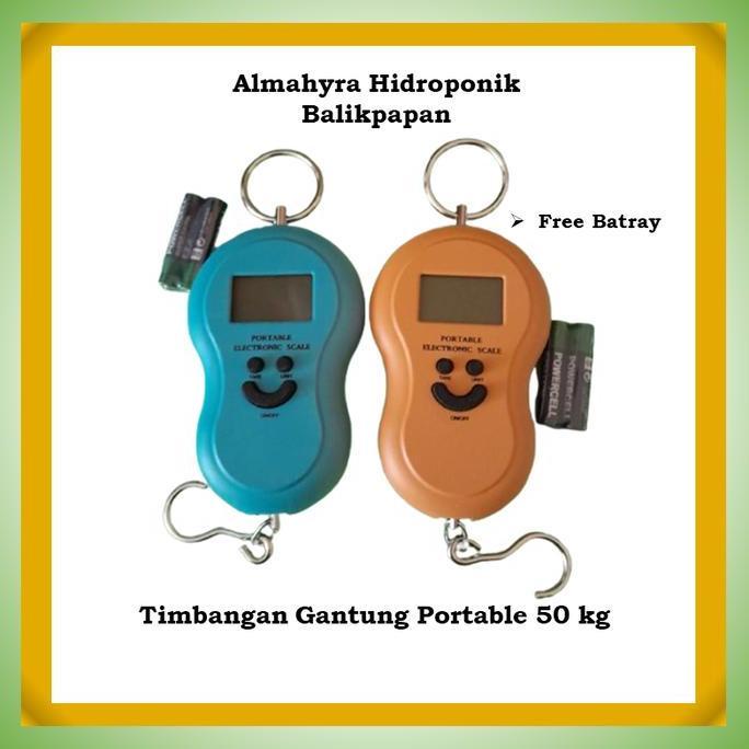 *#*#*#] Timbangan gantung digital 50 kg, timbangan koper, timbangan Barang timbang barang Potable