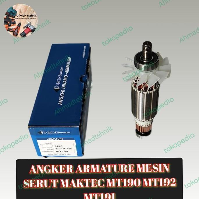 Super Hot, Armature Angker Mesin Serut Maktec Tipe Mt 191 Mt 192 / Mt191 Original