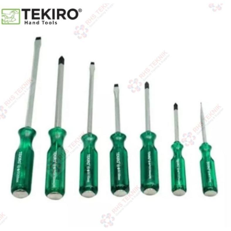 OBENG KETOK TEMBUS SET 7PCS HIJAU TEKIRO SD-GT0932