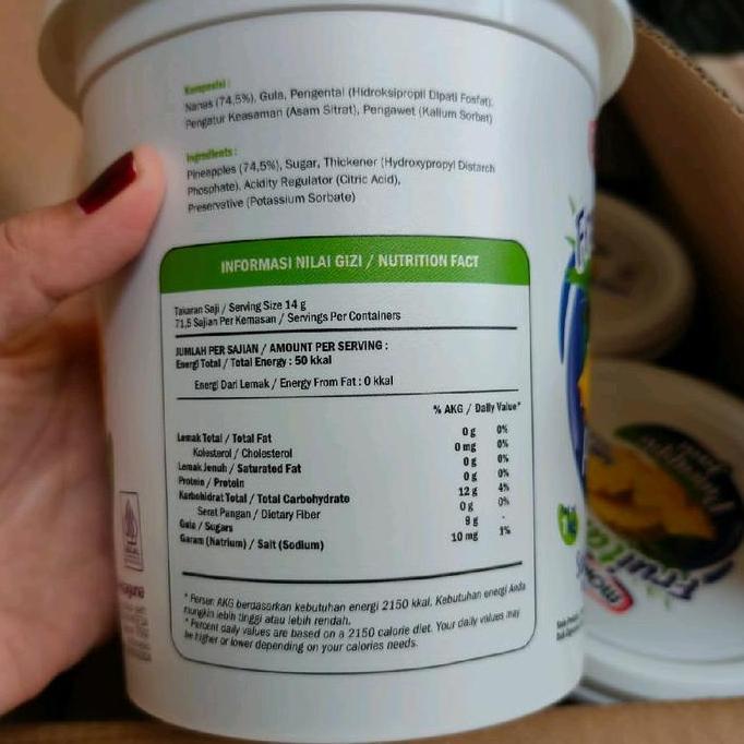 MORIN SELAI NANAS // MORIN SELAI NASTAR // SELAI UNTUK ISIAN NASTAR SIAP PAKE - 1 KG - 1 PAIL UTUH