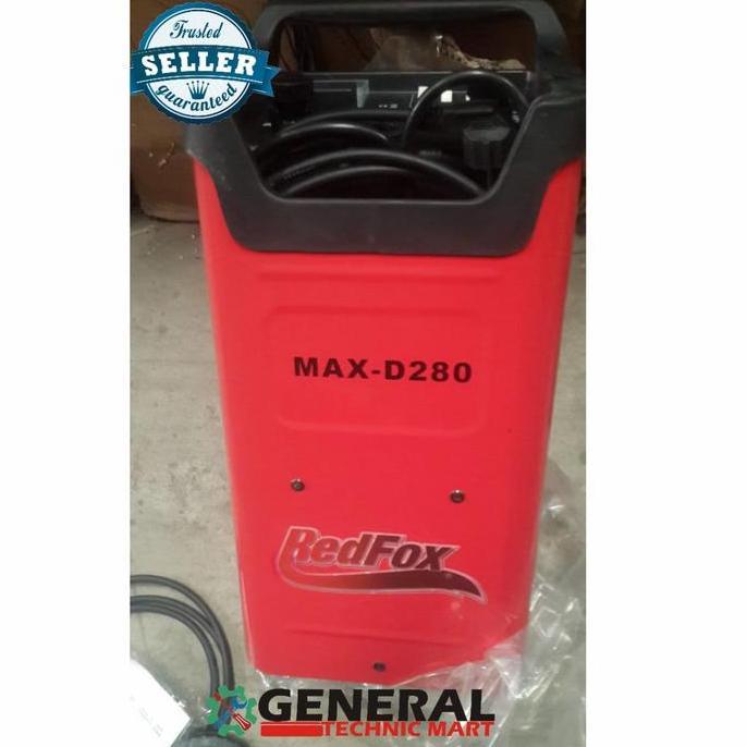 Battery Charger Mobil Motor ACCU Charger Aki MAX-D280 REDFOX
