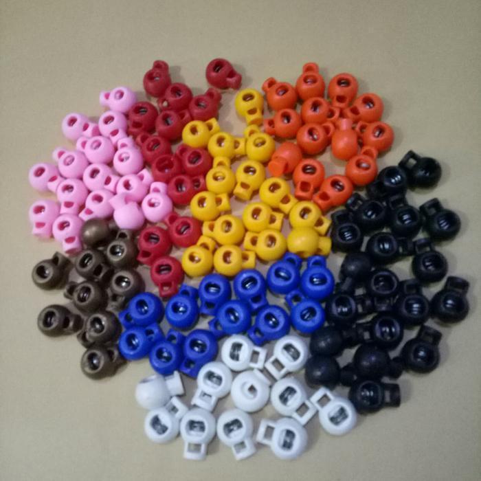 Stopper Tali Tas Warna Warni/ Stopper Bulat Original Dan Terpercaya