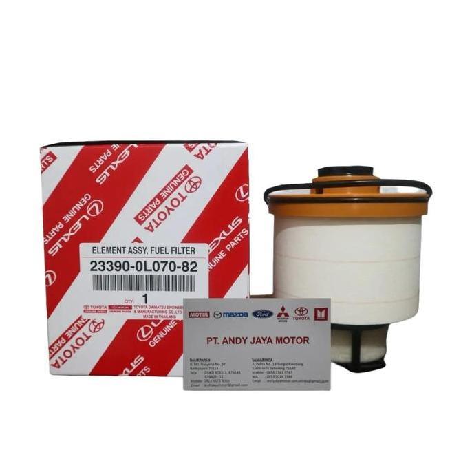 ] FUEL FILTER / FILTER SOLAR TOYOTA NEW INNOVA 2017 PN: 23390-0L070 -82