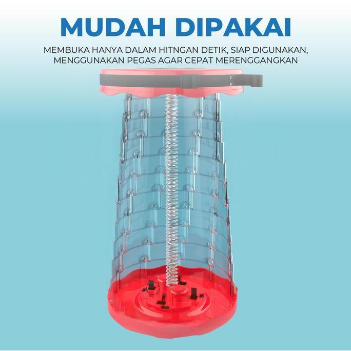 Bangku Lipat Portable Minimalis Kursi Mancing Lipat Portable